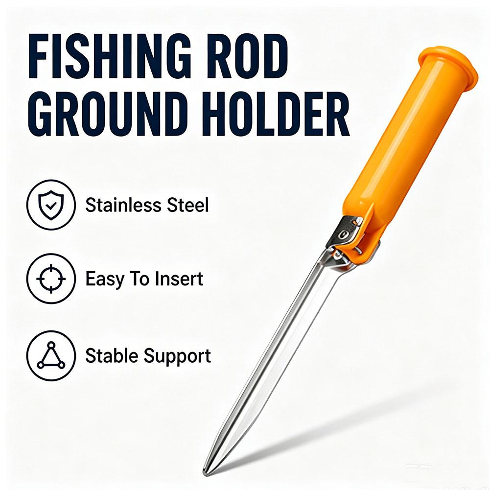 Fishing Kit Compact - Wielofunkcyjny Składany Uchwyt na Wędki Surfcastingowe