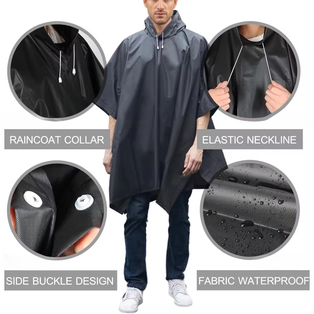 Wodoodporny płaszcz przeciwdes – Emergency Poncho Rain recenzja i cena